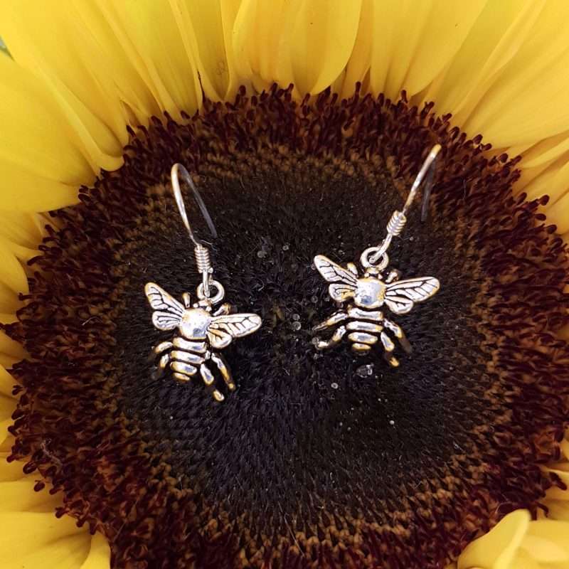 Sterling Silver Marcasite earrings - fireflies