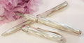 Sterling Silver Fountain Pen and Ball Point Pen - Beautifully Handcrafted in Italy