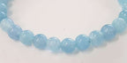 Natural Aquamarine Bead Bracelet