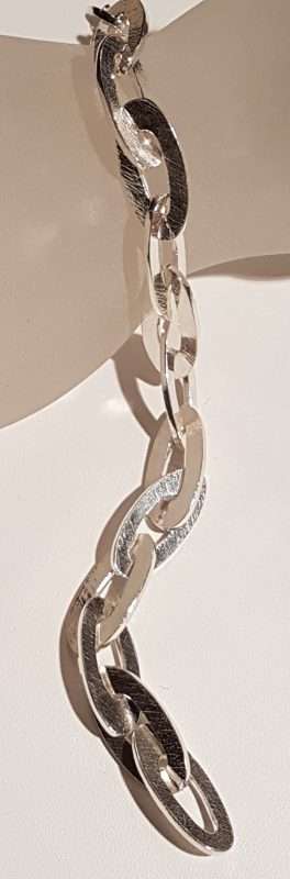 Sterling Silver Oval Link Bracelet