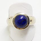 Sterling Silver Heavy Lapis Lazuli Ring