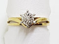 9ct Gold Diamond Solitaire Engagement Ring