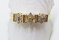 10ct Yellow Gold Diamond Daisy Ring