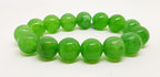 Burmese Jade Bead Elastic Bracelet