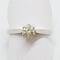 18ct White Gold Round Diamond Solitaire Engagement Ring