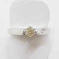 9ct White Gold Round Diamond Solitaire Ring