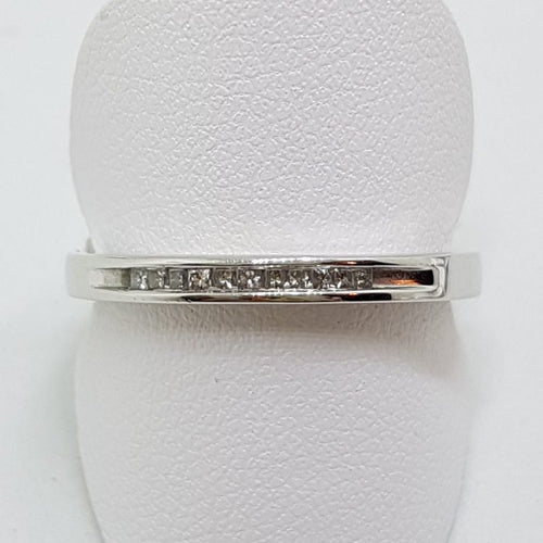 18ct White Gold Channel Set Diamond Eternity/Wedding Ring