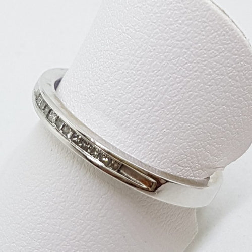 18ct White Gold Channel Set Diamond Eternity/Wedding Ring