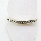 9ct White Gold Diamond Wedding/Eternity Band Ring