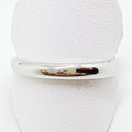 18ct White Gold Rounded Wedding Band Ring