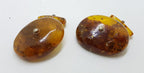 Vintage Natural Amber Large Cufflinks