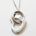 9ct White Gold Cubic Zirconia Heart Pendant
