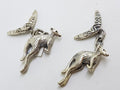 Sterling Silver Kangaroo & Boomerang Cufflinks