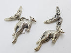 Sterling Silver Kangaroo & Boomerang Cufflinks