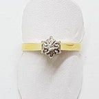 18ct Yellow Gold Solitaire Diamond Engagement Ring