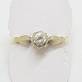 18ct Yellow Gold Round Diamond Solitaire Ring