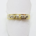 18ct Yellow Gold &amp; Platinum Diamond Eternity/Wedding Band Ring