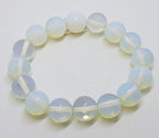Moonstone Elastic Bead Bracelet