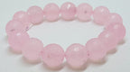 Rose Quartz Elastic Bead Bracelet