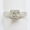 Platinum 1.05ct Princess Cut Diamond Engagement Ring – Claw Set