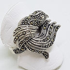Sterling Silver Marcasite Phoenix Bird Ring