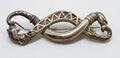 Sterling Silver Twisted Snake/Asp Brooch