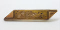 9ct Yellow Gold Ornate Floral Bar Brooch – Antique / Vintage