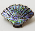 Sterling Silver Vintage Paua Shell Brooch – Fan