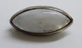 Sterling Silver Oval Moonstone Brooch