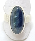 Sterling Silver Oval Kyanite Ring