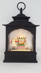 Christmas Glitter Lantern - Santa Bakery - Christmas Ornament Design #5