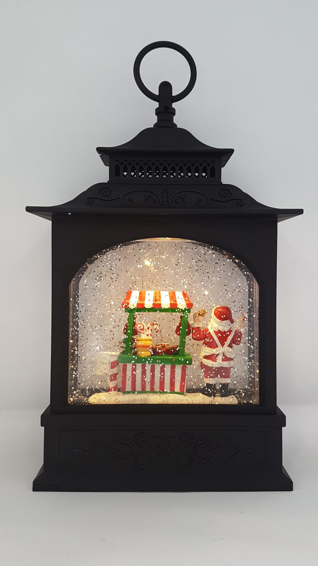 Christmas Glitter Lantern - Santa Bakery - Christmas Ornament Design #5