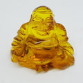 Hand Carved Natural Baltic Amber Small Buddha / Budai Figurine / Statue