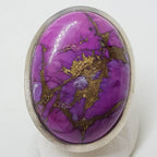 Sterling Silver Large Oval Purple Mohave Turquoise Ring