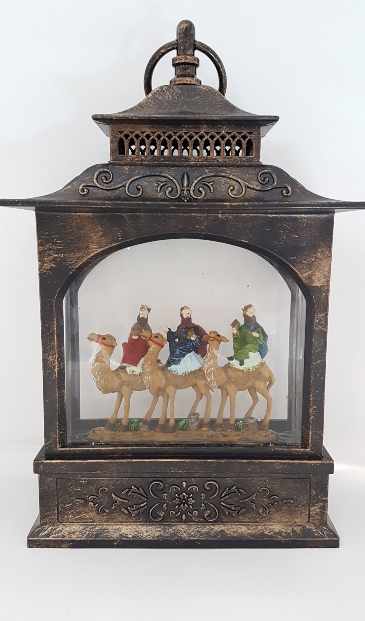 Christmas Glitter Lantern – Three Wise Men – Christmas Ornament Design #16