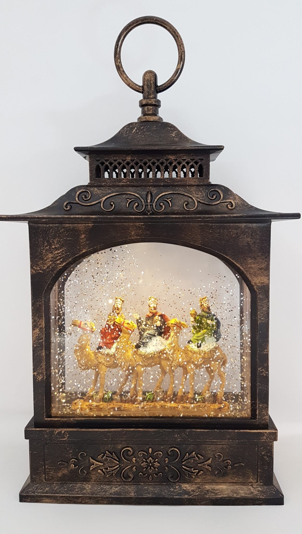 Christmas Glitter Lantern – Three Wise Men – Christmas Ornament Design #16