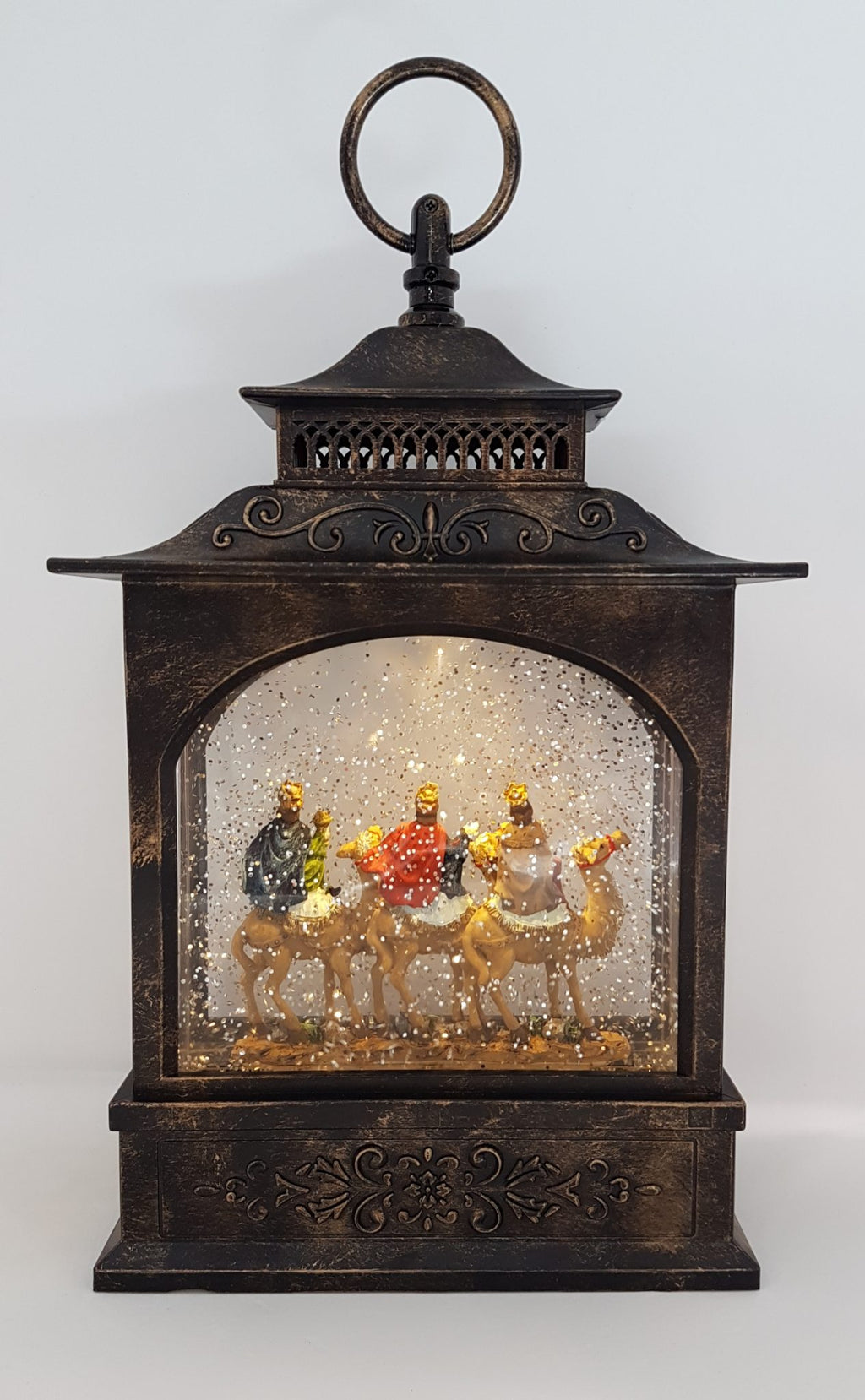 Christmas Glitter Lantern – Three Wise Men – Christmas Ornament Design #16