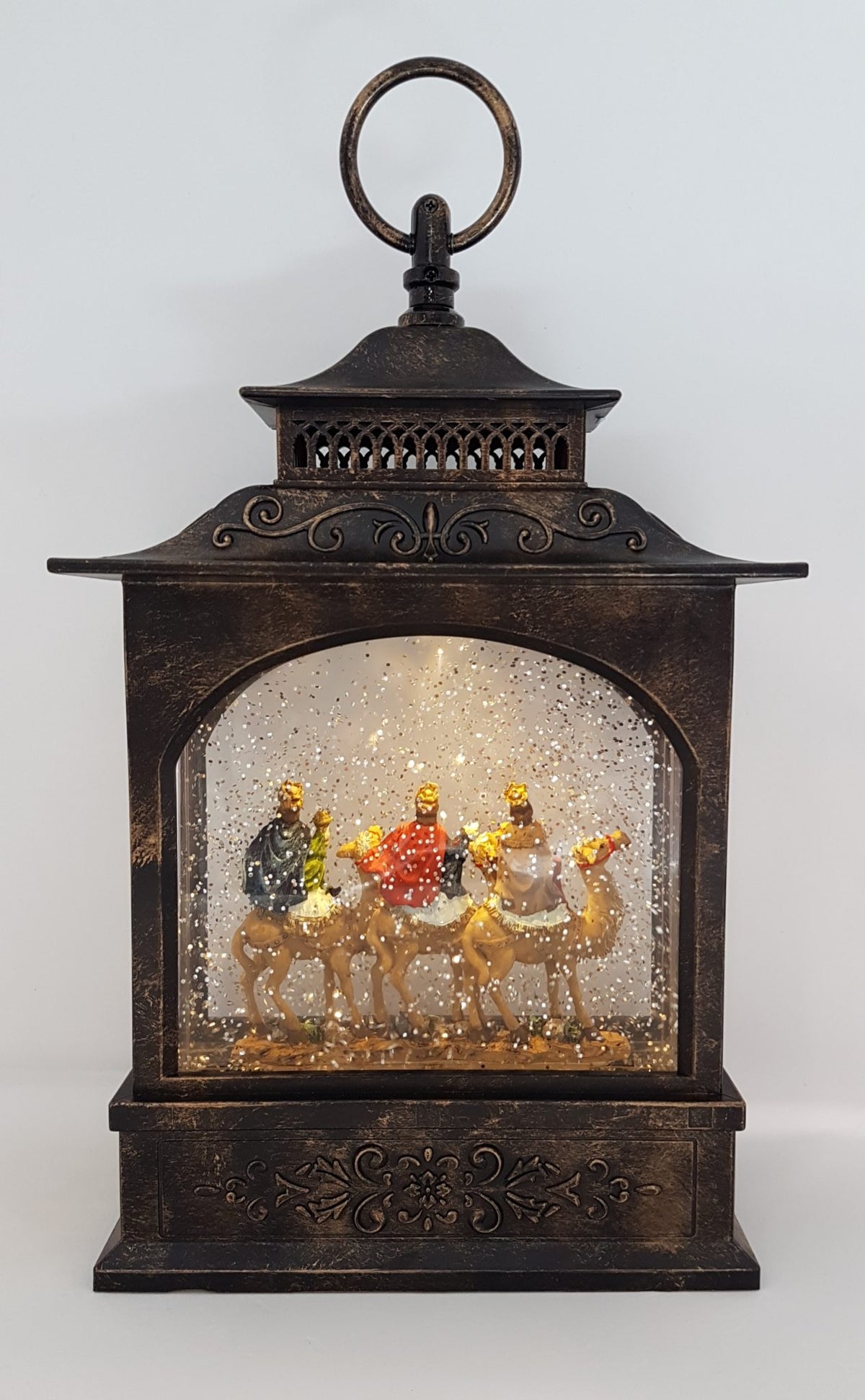 Christmas Glitter Lantern – Three Wise Men – Christmas Ornament Design #16