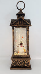 Christmas Glitter Lantern – Snowman & Friends – Christmas Ornament Design #19