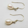 Sterling Silver Pearl Drop Earrings