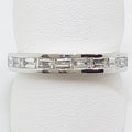 18ct White Gold Baguette Diamond Eternity / Wedding Band / Ring