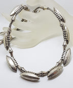 Sterling Silver Chunky and Unusual Necklace / Chain - Long