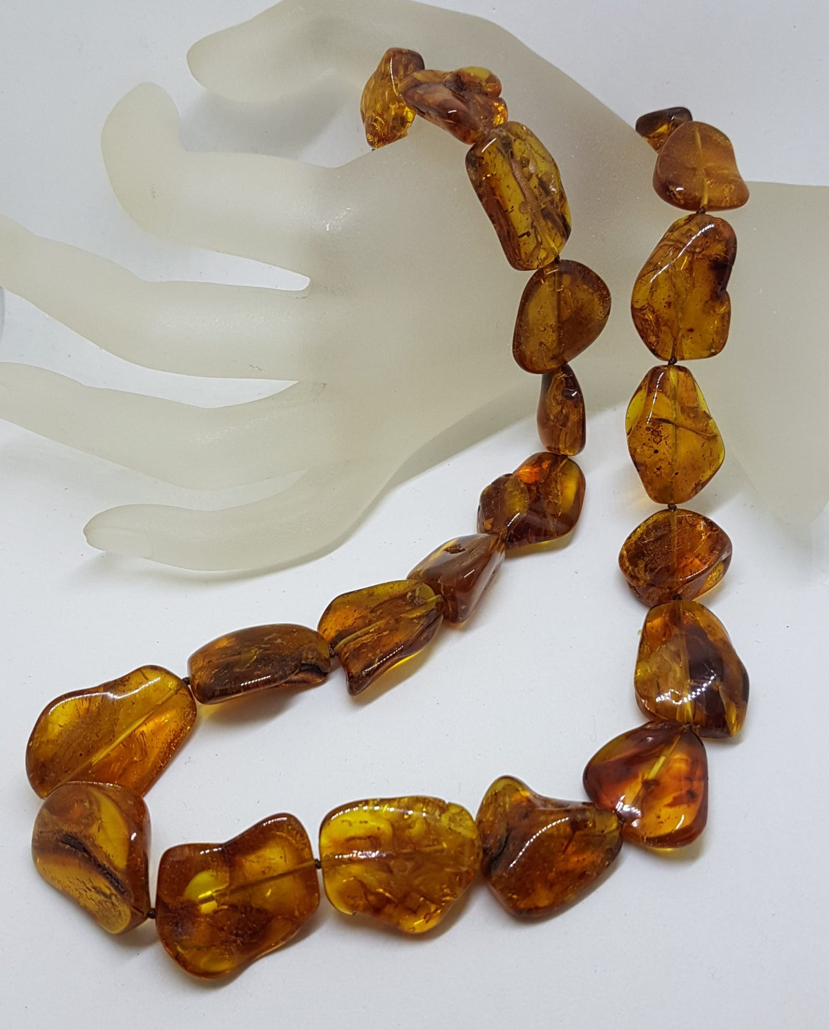 Amber Bead Necklace
