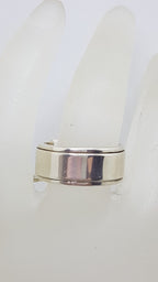 Sterling Silver Heavy Spinner Band Ring - Ladies / Gents