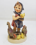 Vintage German Hummel Figurine - Feeding Time