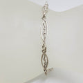 Sterling Silver Vintage Ornate Link Bracelet