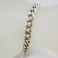 Sterling Silver Vintage Curb Link Bracelet