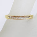 18ct Yellow Gold Diamond Channel Set Wedding / Eternity / Stackable Ring