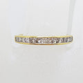 18ct Yellow Gold Channel Set Diamond Eternity Ring / Wedding Band