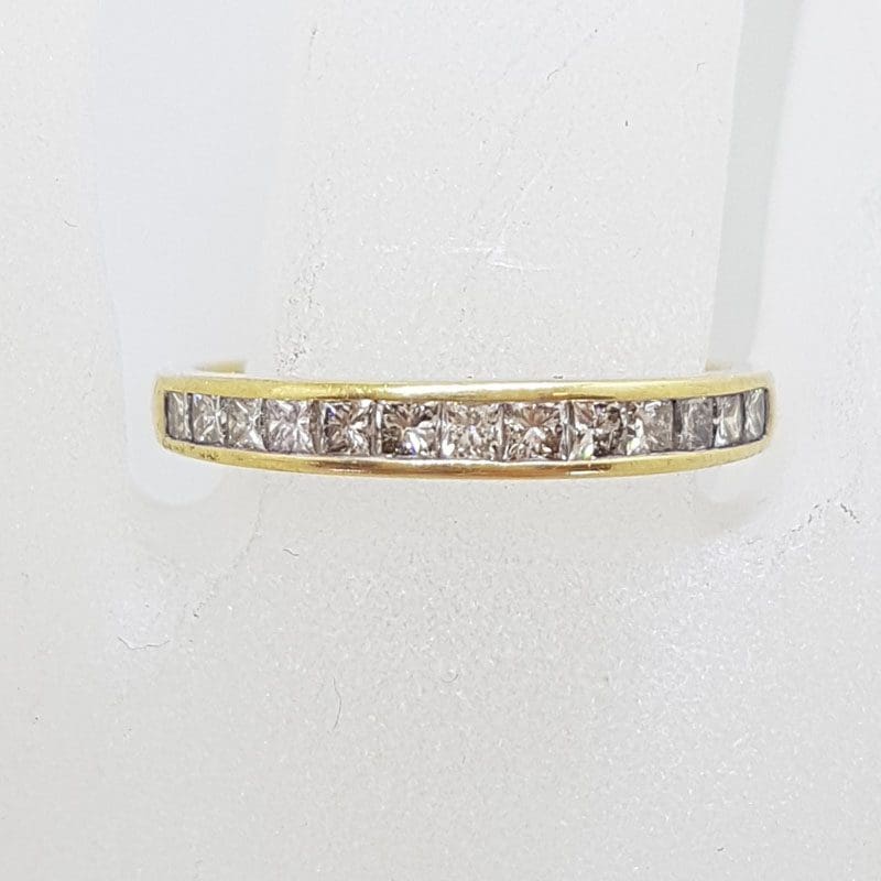 18ct Yellow Gold Channel Set Diamond Eternity Ring / Wedding Band